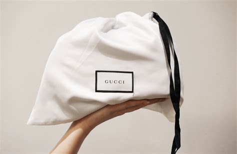 gucci dust bag fake